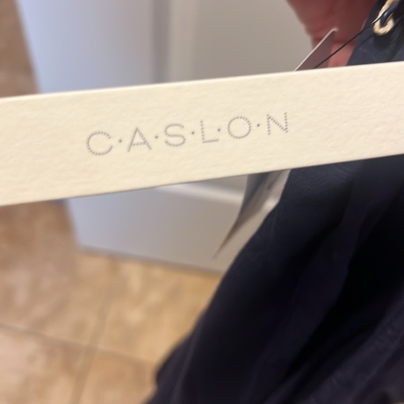 Caslon flowy asymmetric neck knit tank - Picture 6 of 7